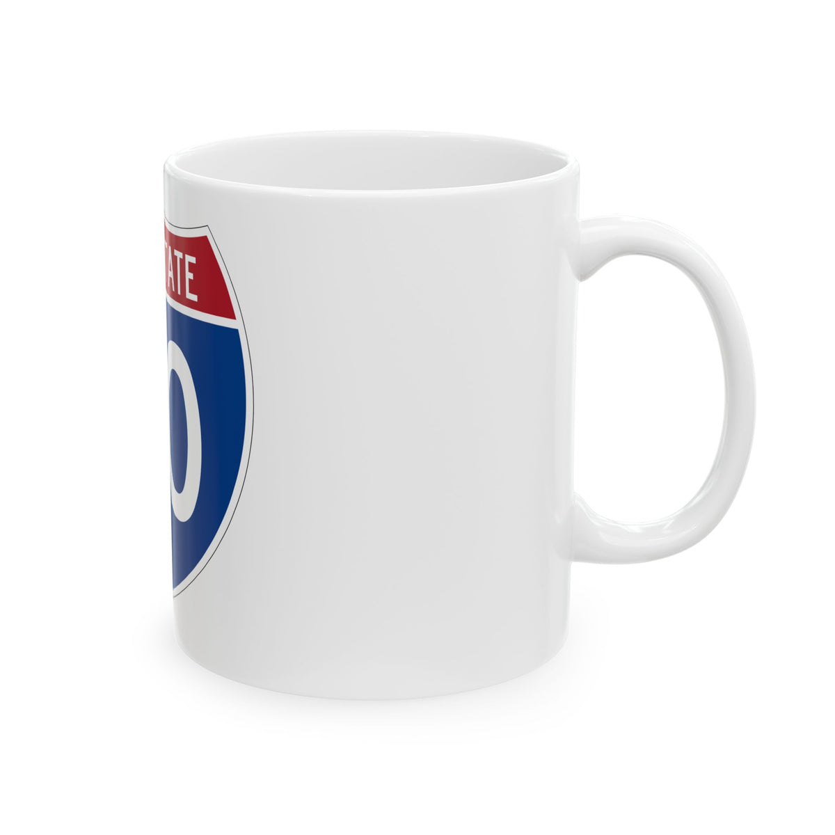 Interstate 70 (U.S. Highways) White Coffee Mug