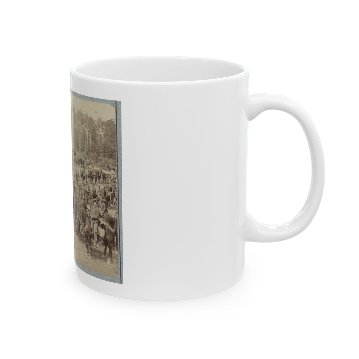 Benson's Horse Battery (M. 2d U.S. Art'y) Near Fair Oaks, Va., June 1862 (U.S. Civil War) White Coffee Mug