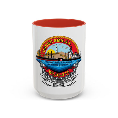 CGC Smilax WLIC   315 (U.S. Coast Guard) Accent Coffee Mug