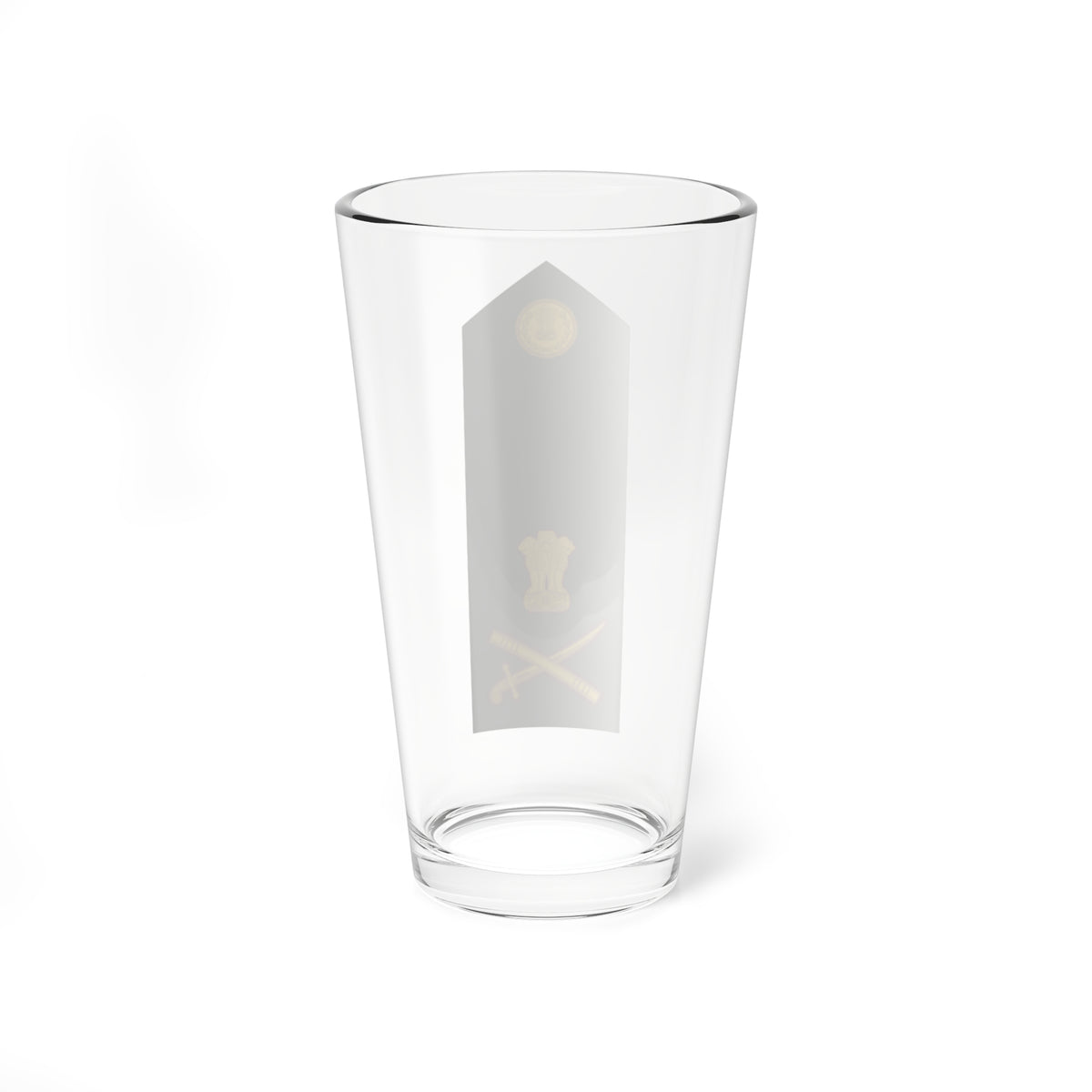 Lieutenant General of the Indian Army (India) (Military Rank) Pint Glass 16oz