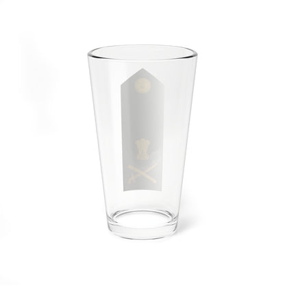 Lieutenant General of the Indian Army (India) (Military Rank) Pint Glass 16oz