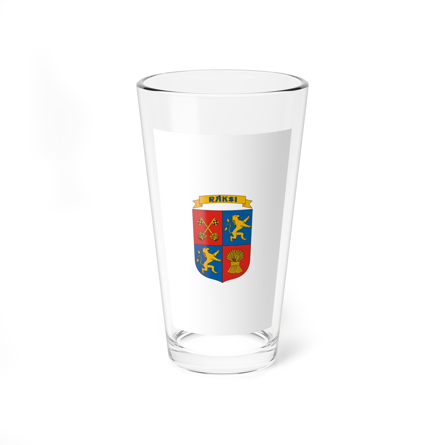 Flag of Raksi (Hungary) Pint Glass 16oz