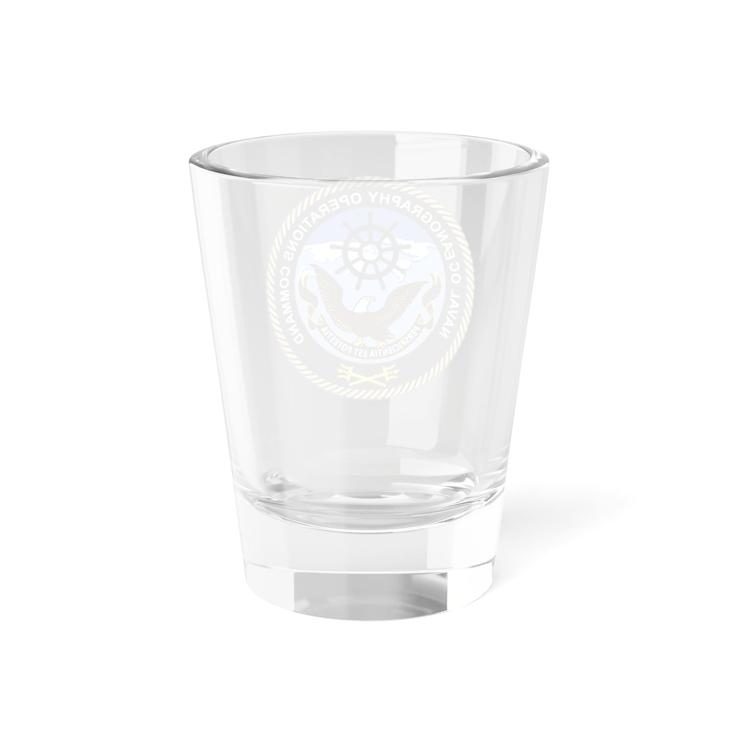 Verre à liqueur du Commandement des opérations d'océanographie navale (US Navy) 1,5 oz