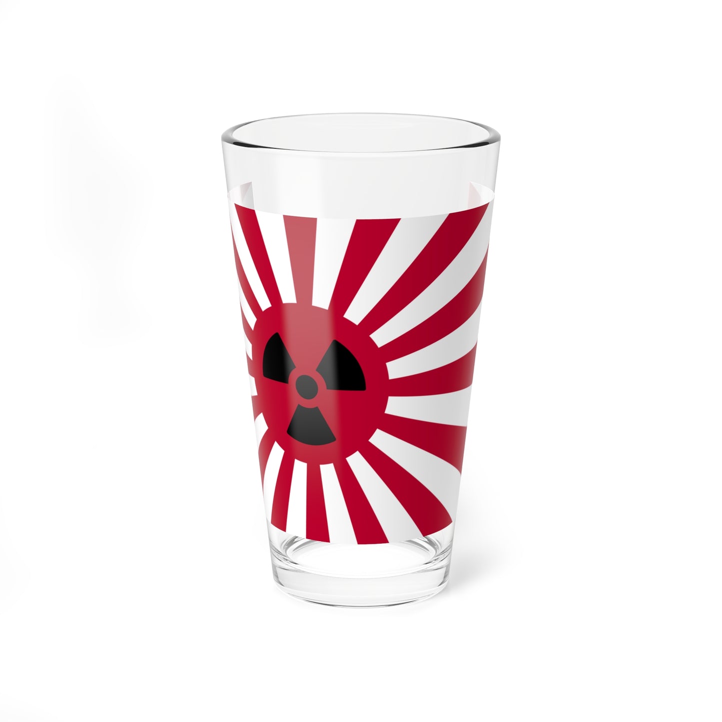 Rising Nuclear Flag (Japan) Pint Glass 16oz