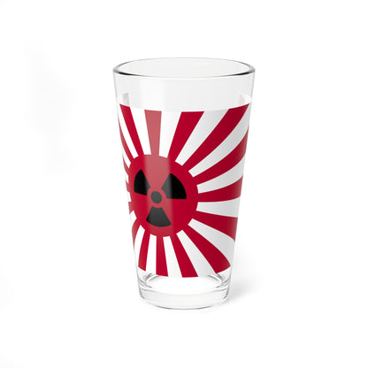 Rising Nuclear Flag (Japan) Pint Glass 16oz