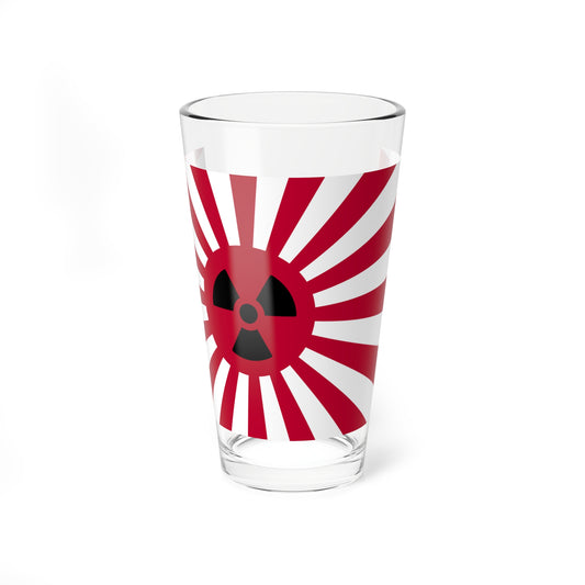 Rising Nuclear Flag (Japan) Pint Glass 16oz