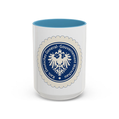 Seal of the Government-General of Warsaw - Accent Coffee Mug