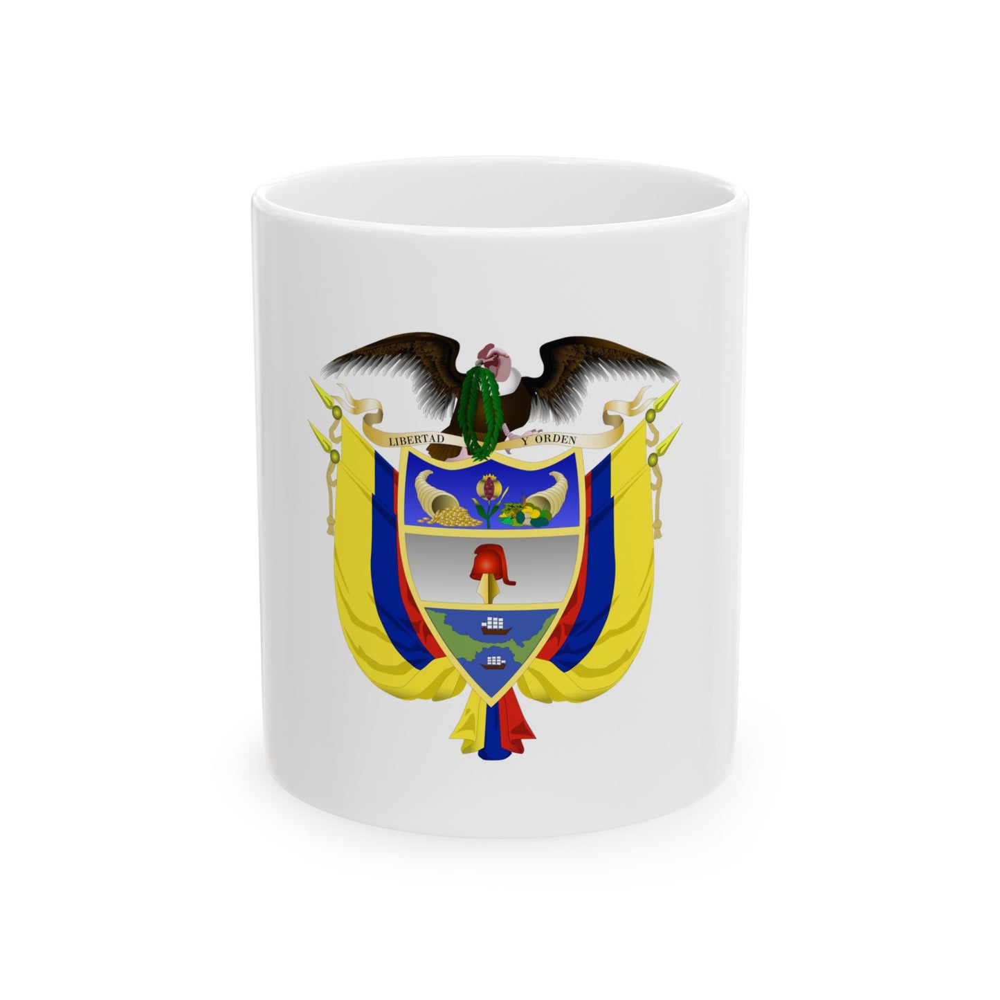 Coat of arms of Colombia 5 - White Coffee Mug