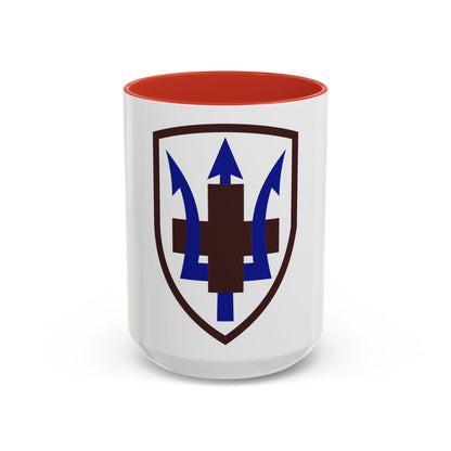 213 Medical Brigade (U.S. Army) Accent Coffee Mug