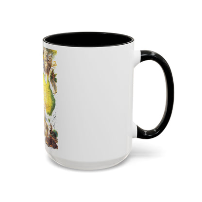 Australia- Land of Living Fossils (1979) (Map) Accent Coffee Mug