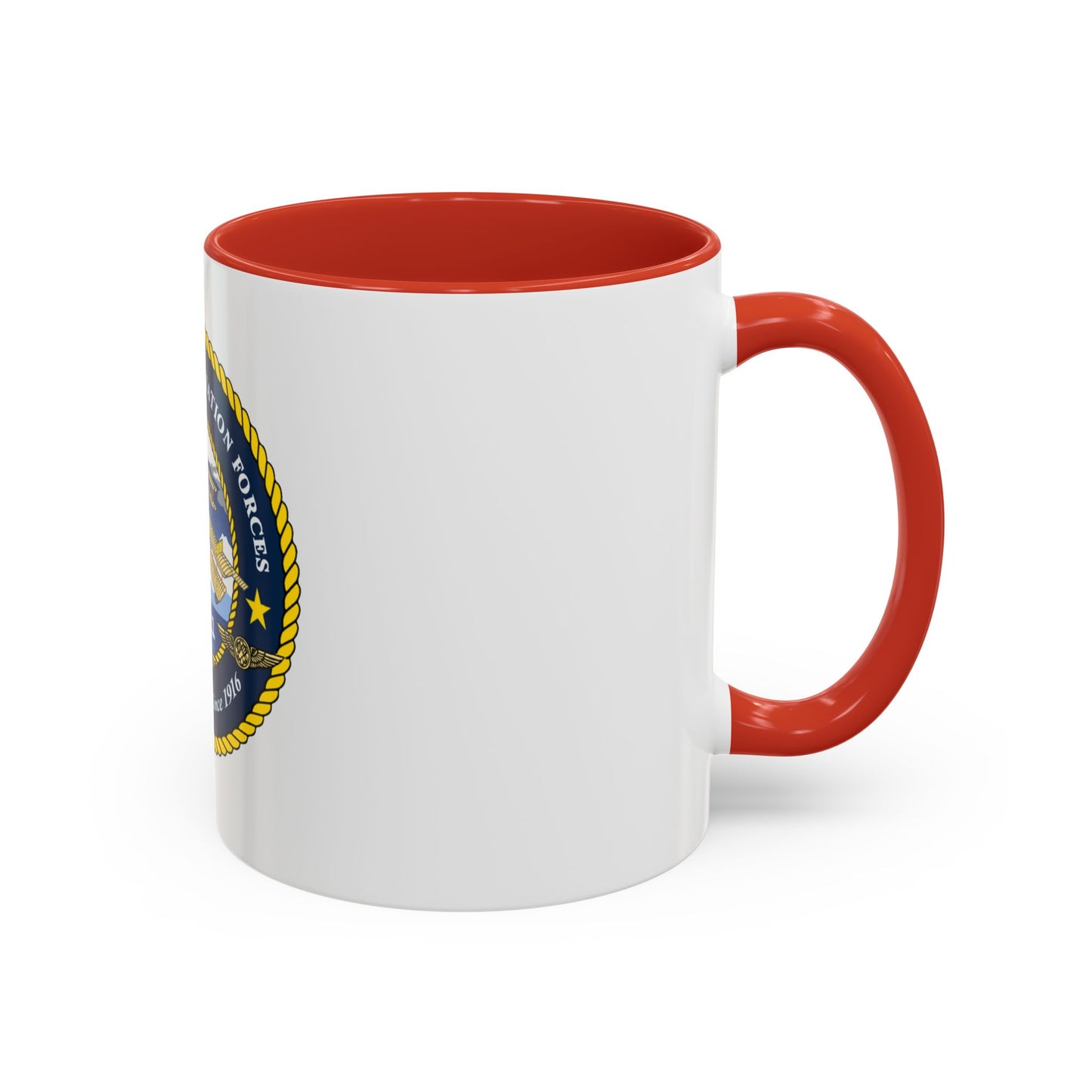 USCG OFFICE OF AVIATION FORCES CG 711 (U.S. Coast Guard) Accent Coffee Mug