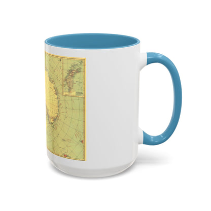 Antarctic Regions (1932) (Map) Accent Coffee Mug
