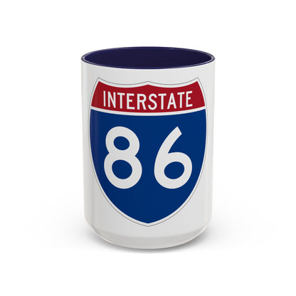 Interstate 86 Pennsylvania New York (U.S. Highways) Accent Coffee Mug