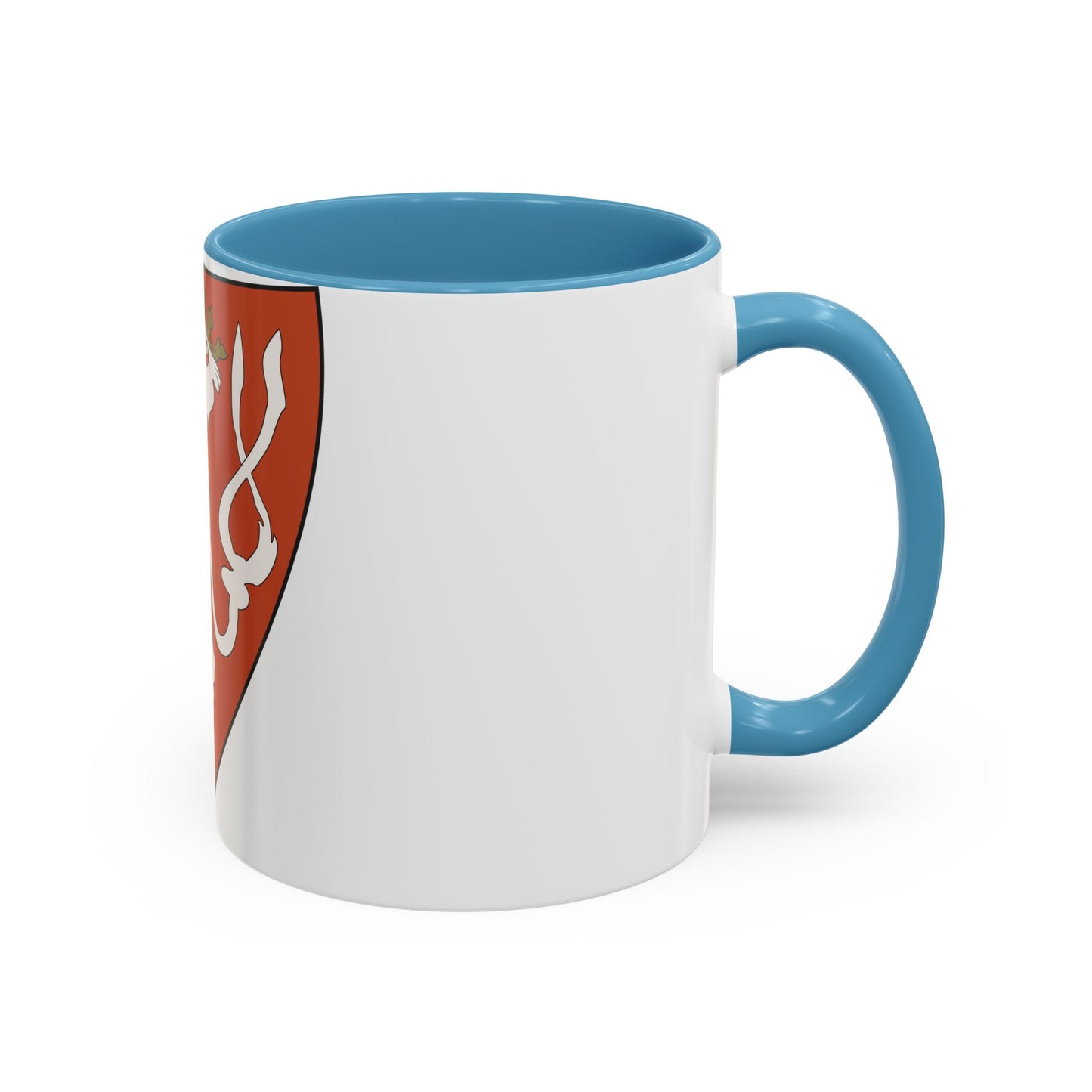 Lesser coat of arms of the Kingdom of Bohemia (Wenceslaus II of Bohemia) - Accent Coffee Mug