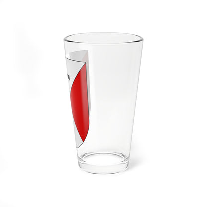 Senèdes-coat of arms (Switzerland) (Coat of Arms) Pint Glass 16oz