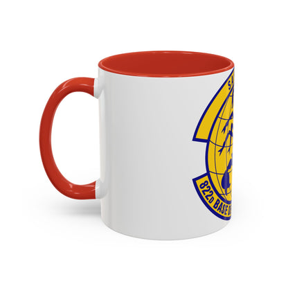 822 Base Defense Squadron ACC (U.S. Air Force) Accent Coffee Mug