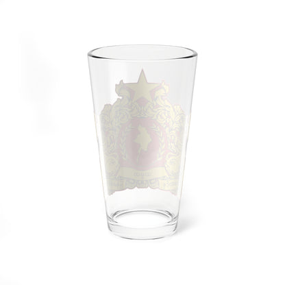 State seal of Myanmar (Myanmar) (Coat of Arms) Pint Glass 16oz