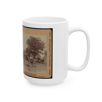 Bringing In The Wounded (U.S. Civil War) White Coffee Mug