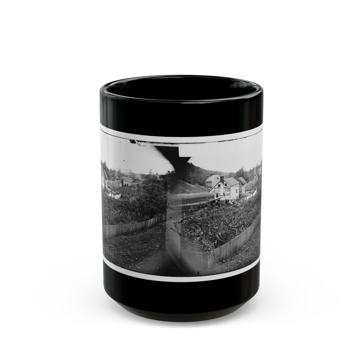 Antietam, Maryland. Bridge Across The Antietam. Northeast View (U.S. Civil War) Black Coffee Mug