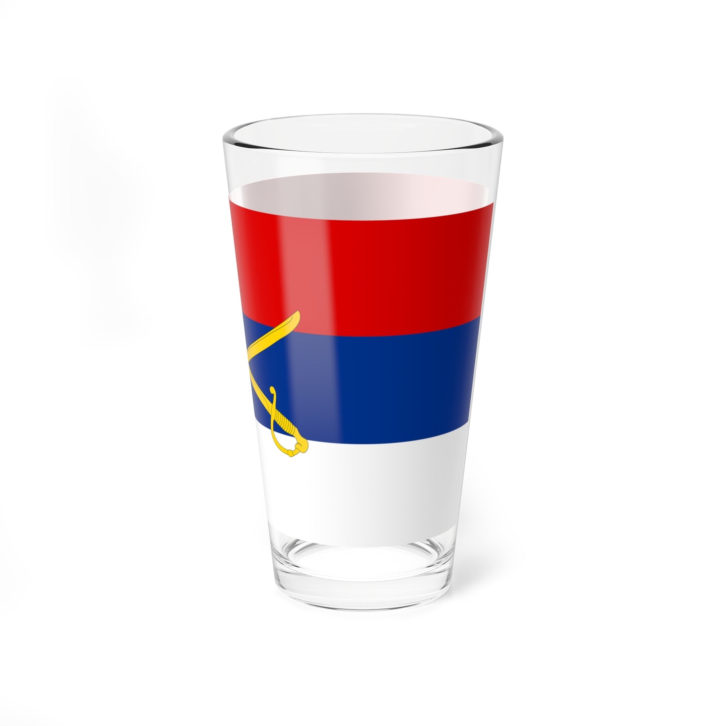 War Flag of Serbian Krajina (Croatia) Pint Glass 16oz