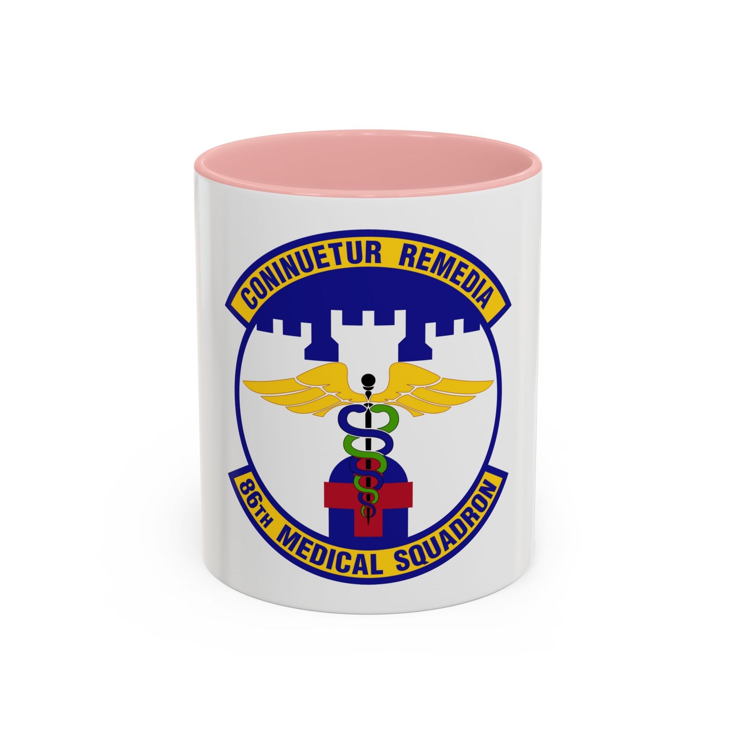 86 Medical Squadron USAFE (U.S. Air Force) Accent Coffee Mug