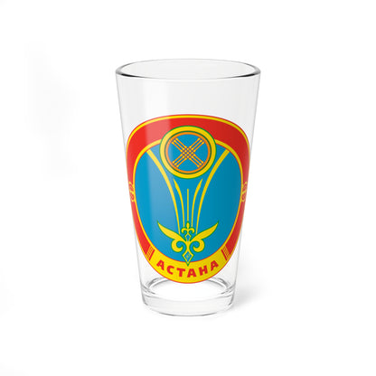 Emblem of Astana (Kazakhstan) (Coat of Arms) Pint Glass 16oz