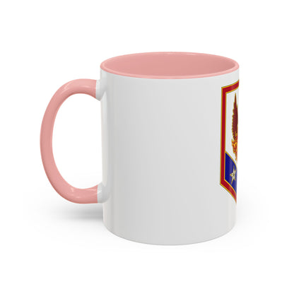 110 Maneuver Enhancement Brigade (U.S. Army) Accent Coffee Mug