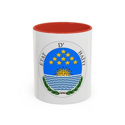 Seal of State of Haiti - Accent Coffee Mug