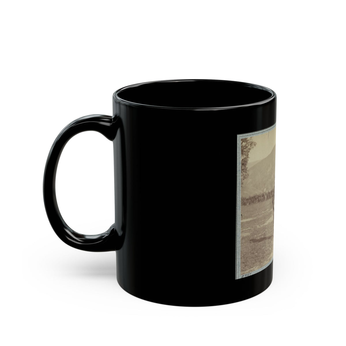 22d New York State Militia Near Harpers Ferry, Va., 1861 I.E.1862 002 (U.S. Civil War) Black Coffee Mug