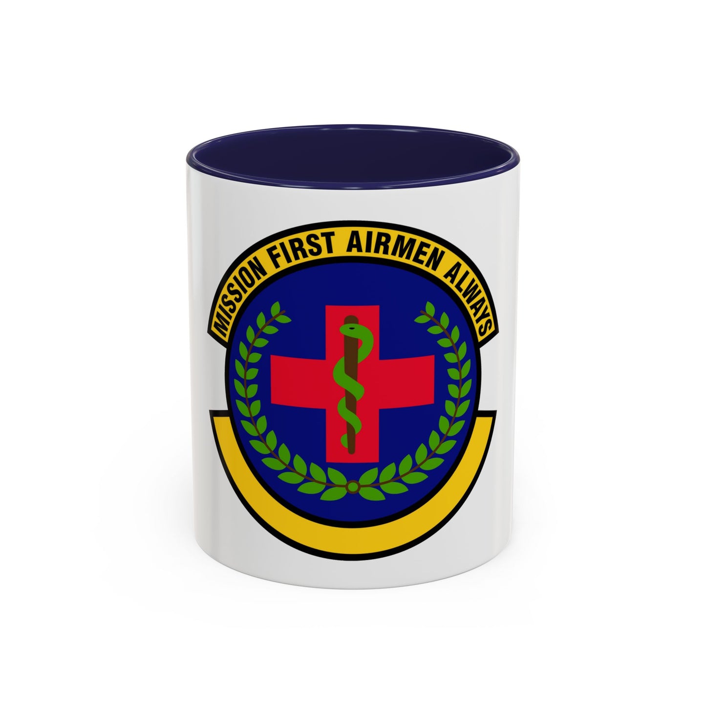 22 Healthcare Operations Squadron AMC (U.S. Air Force) Accent Coffee Mug