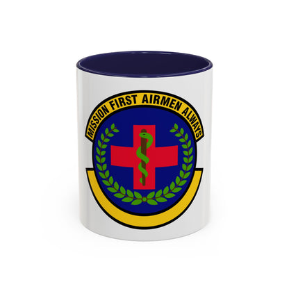 22 Healthcare Operations Squadron AMC (U.S. Air Force) Accent Coffee Mug
