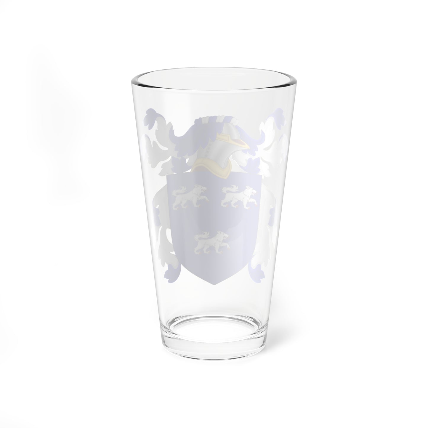 Coat of Arms of William Crowne (United States) (Coat of Arms) Pint Glass 16oz