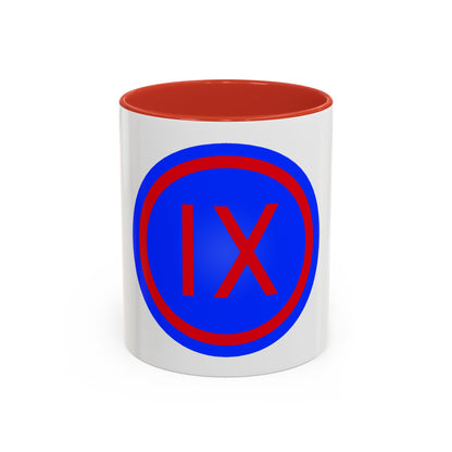 IX Corps (U.S. Army) Accent Coffee Mug