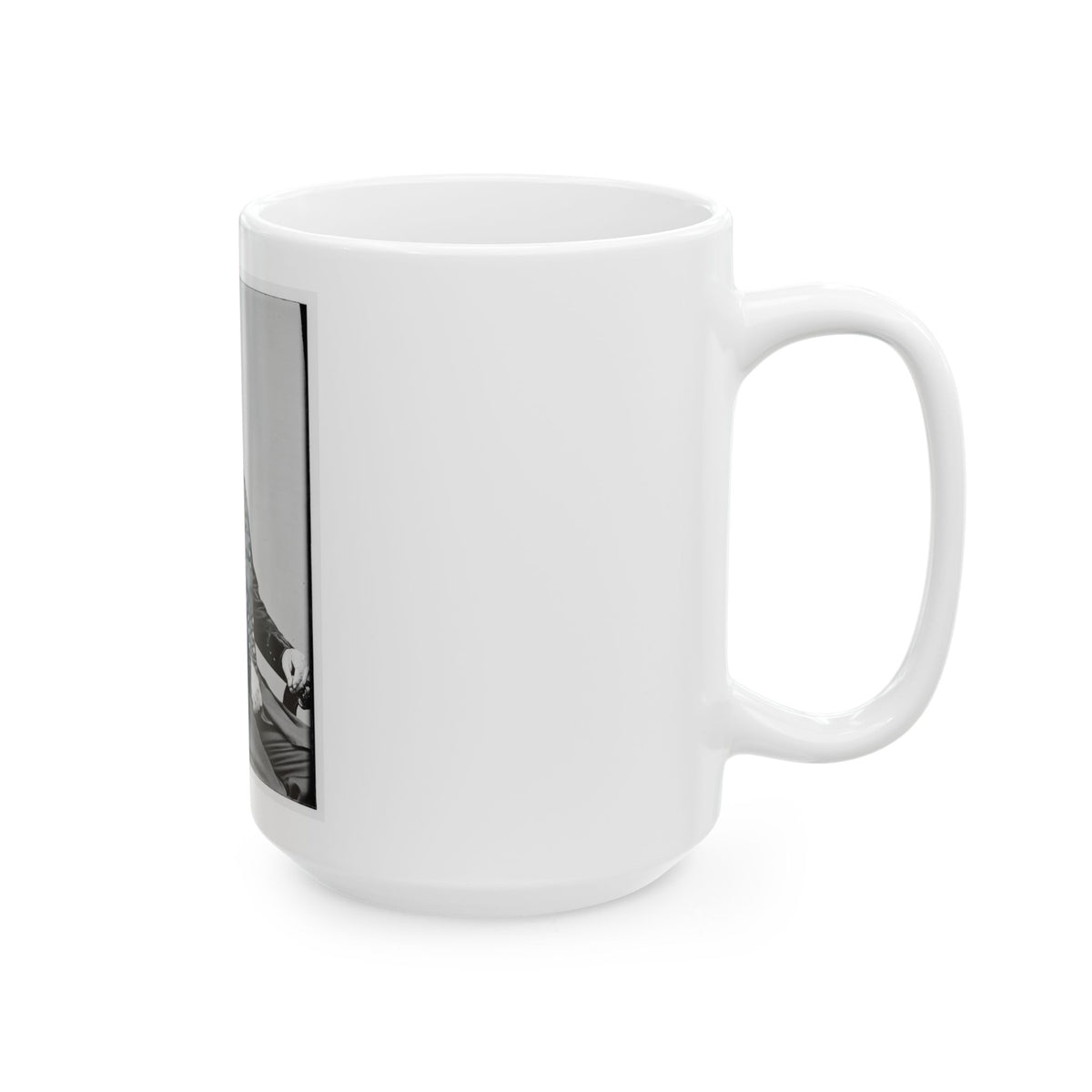 Portrait Of Maj. Gen. Samuel R. Curtis, Officer Of The Federal Army (U.S. Civil War) White Coffee Mug