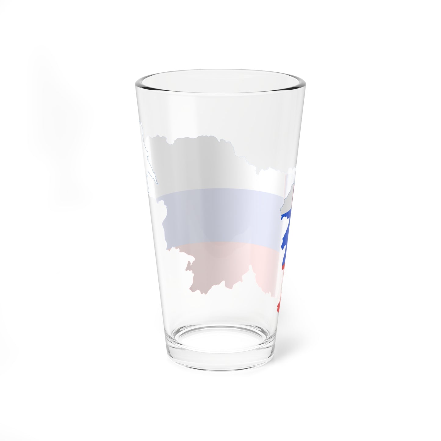 Flag-map of Slovenia2 (Slovenia) Pint Glass 16oz