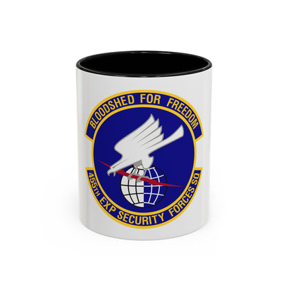 455th Expeditionary Security Forces Squadron (U.S. Air Force) Accent Coffee Mug