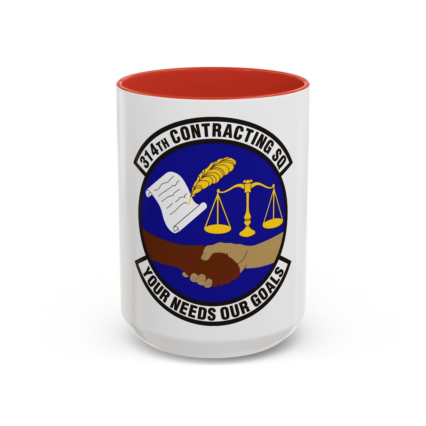 314th Contracting Squadron (U.S. Air Force) Accent Coffee Mug