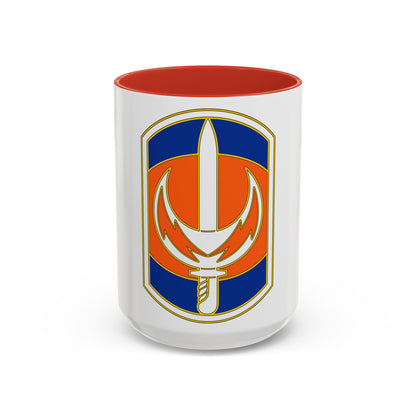 228 Signal Brigade 3 (U.S. Army) Accent Coffee Mug