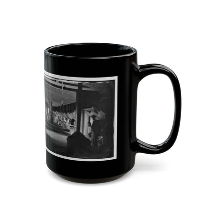 Washington, D.C. Patients In Ward Of Harewood Hospital; Mosquito Nets Over Beds (U.S. Civil War) Black Coffee Mug