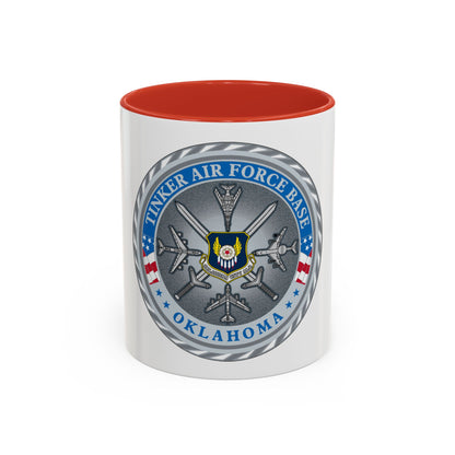 Tinker AF Base (U.S. Air Force) Accent Coffee Mug
