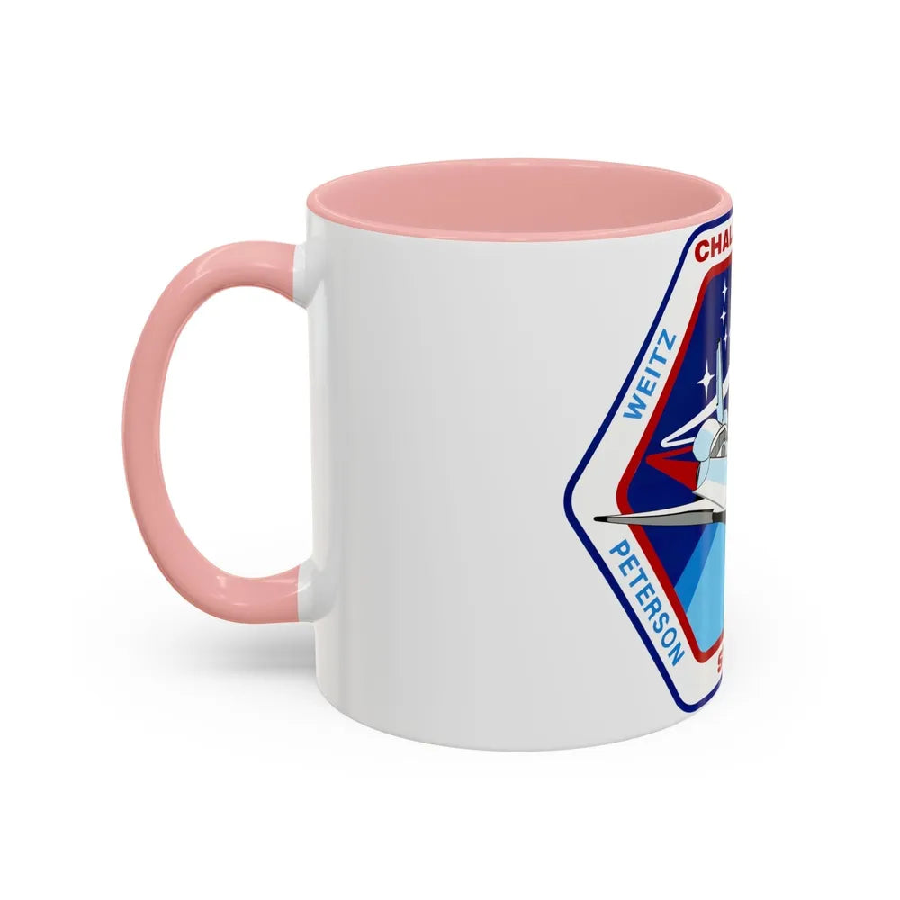 STS 6 (NASA) Accent Coffee Mug-Go Mug Yourself