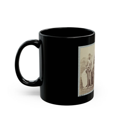 7th New York State Militia, Camp Cameron, D.C., 1861 003(2) (U.S. Civil War) Black Coffee Mug