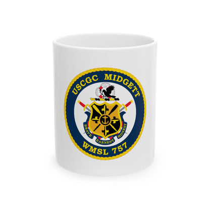 USCGC MIDGETT WMSL 757 (U.S. Coast Guard) White Coffee Mug