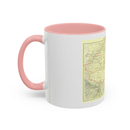 China and its Territories (1912) (Map) Accent Coffee Mug