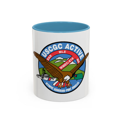 USCGC Active WMEC 618 (U.S. Coast Guard) Accent Coffee Mug