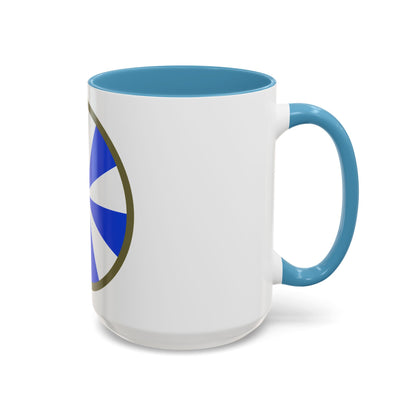 US 11th Infantry Division (U.S. Army) Accent Coffee Mug