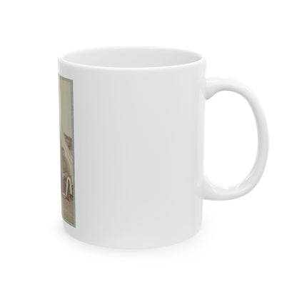 7th New York State Militia, Camp Cameron, D.C., 1861 021 (U.S. Civil War) White Coffee Mug