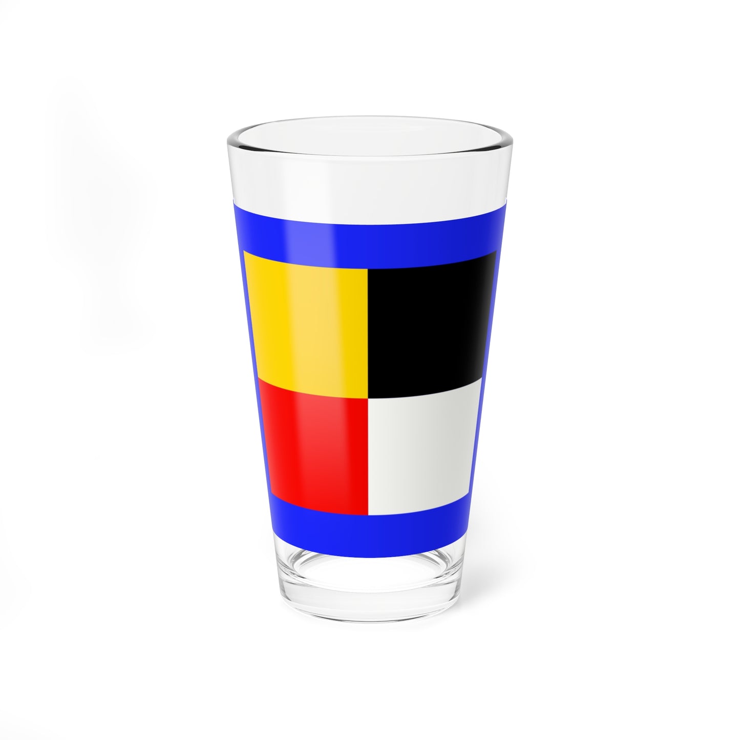 Atarashiki-mura flag (Japan) Pint Glass 16oz