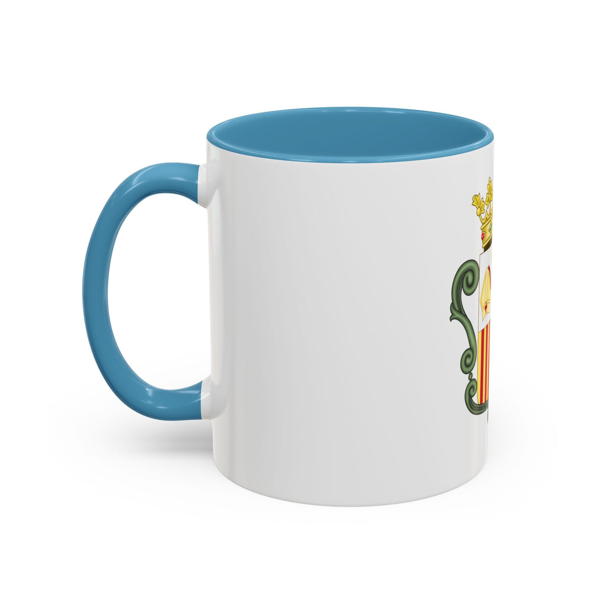 Coat of arms of Andorra (1800-1949) - Accent Coffee Mug