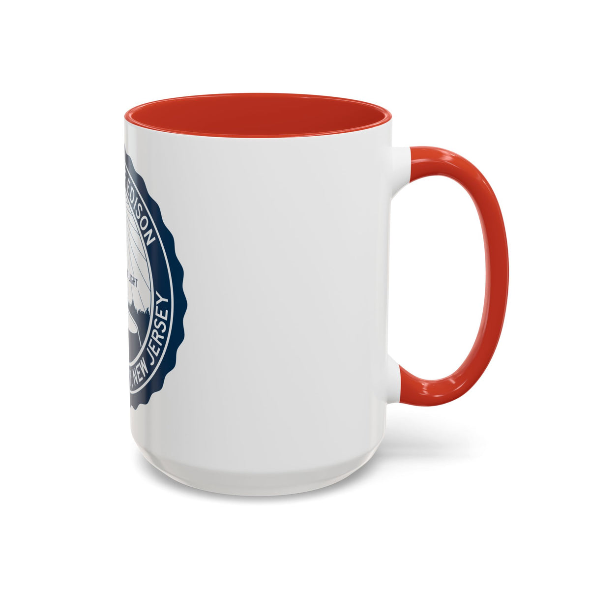 Seal of Edison NJ - Accent Coffee Mug